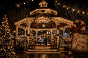 Santa At The Court House In Prescott